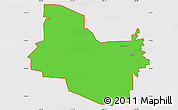 Political Simple Map of ZIP code 84337, cropped outside