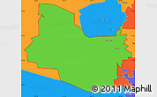 Political Simple Map of ZIP code 84337
