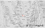 Silver Style 3D Map of ZIP code 84338