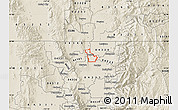 Shaded Relief Map of ZIP code 84338