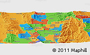 Political Panoramic Map of ZIP code 84338