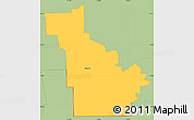 Savanna Style Simple Map of ZIP code 84338