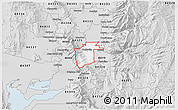 Silver Style 3D Map of ZIP code 84339