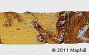 Physical Panoramic Map of ZIP code 84339