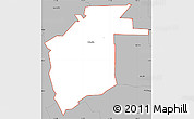 Gray Simple Map of ZIP code 84339