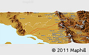 Physical Panoramic Map of ZIP code 84340