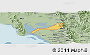 Savanna Style Panoramic Map of ZIP code 84340