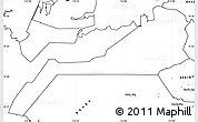 Blank Simple Map of ZIP code 84340