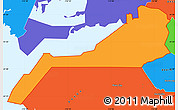 Political Simple Map of ZIP code 84340