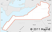 Silver Style Simple Map of ZIP code 84340