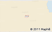 Classic Style 3D Map of ZIP code 84341, single color outside