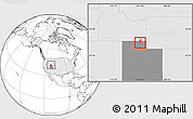 Blank Location Map of ZIP code 84341, highlighted country, highlighted state
