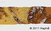 Physical Panoramic Map of ZIP code 84341