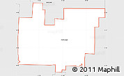 Silver Style Simple Map of ZIP code 84341