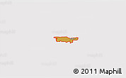 Physical 3D Map of ZIP code 84401, cropped outside