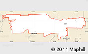 Classic Style Simple Map of ZIP code 84401