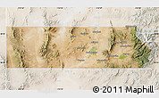 Satellite Map of Beaver County, lighten