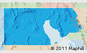 Political 3D Map of Box Elder County, lighten