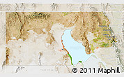 Satellite 3D Map of Box Elder County, lighten