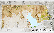 Satellite 3D Map of Box Elder County, lighten, semi-desaturated