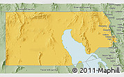 Savanna Style 3D Map of Box Elder County