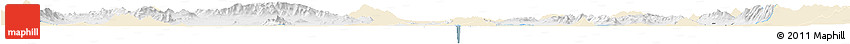 Classic Style Horizon Map of Box Elder County, single color outside
