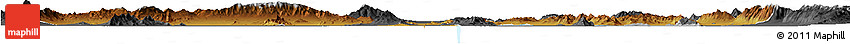 Physical Horizon Map of Box Elder County, darken, desaturated