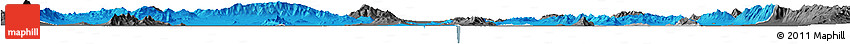 Political Horizon Map of Box Elder County, darken, desaturated