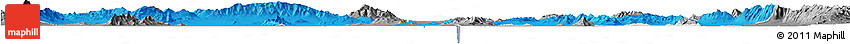 Political Horizon Map of Box Elder County, desaturated