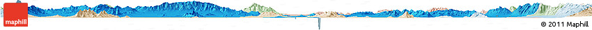 Political Horizon Map of Box Elder County, lighten