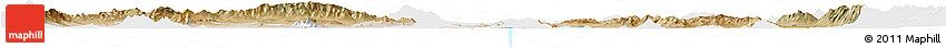 Satellite Horizon Map of Box Elder County, single color outside