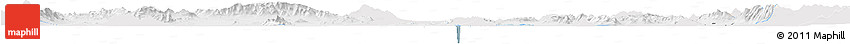 Silver Style Horizon Map of Box Elder County, single color outside