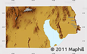 Physical Map of Box Elder County, cropped outside
