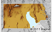 Physical Map of Box Elder County, lighten, desaturated