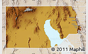 Physical Map of Box Elder County, lighten