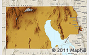 Physical Map of Box Elder County, shaded relief outside