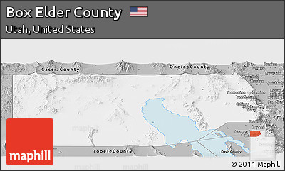 Gray Panoramic Map of Box Elder County
