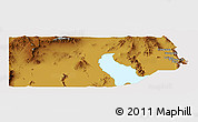 Physical Panoramic Map of Box Elder County, cropped outside