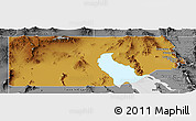 Physical Panoramic Map of Box Elder County, desaturated