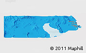 Political Panoramic Map of Box Elder County, cropped outside