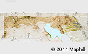 Satellite Panoramic Map of Box Elder County, lighten