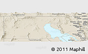 Shaded Relief Panoramic Map of Box Elder County