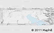 Silver Style Panoramic Map of Box Elder County