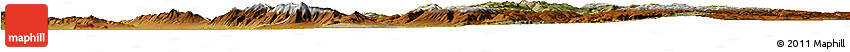 Satellite Horizon Map of Cache County, physical outside