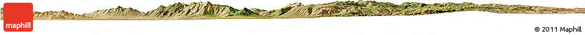Satellite Horizon Map of Cache County