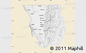Classic Style Map of Cache County, single color outside