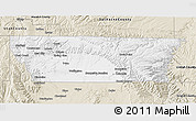 Classic Style 3D Map of Carbon County