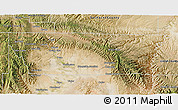 Satellite 3D Map of Carbon County