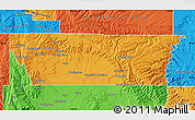 Political Map of Carbon County