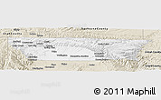 Classic Style Panoramic Map of Carbon County
